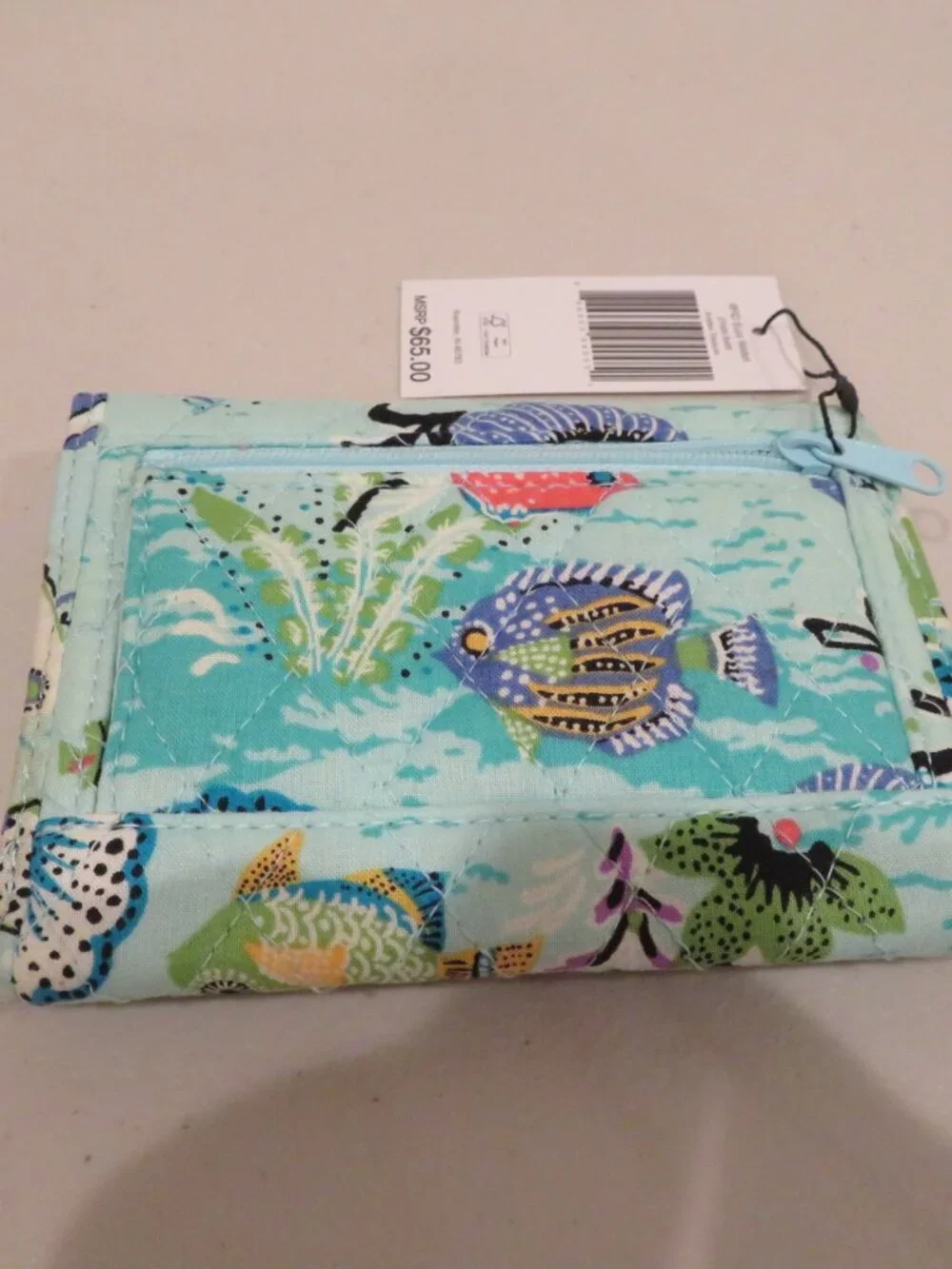 Vera Bradley Antilles Treasure RFID Euro Wallet - Picture 8 of 8
